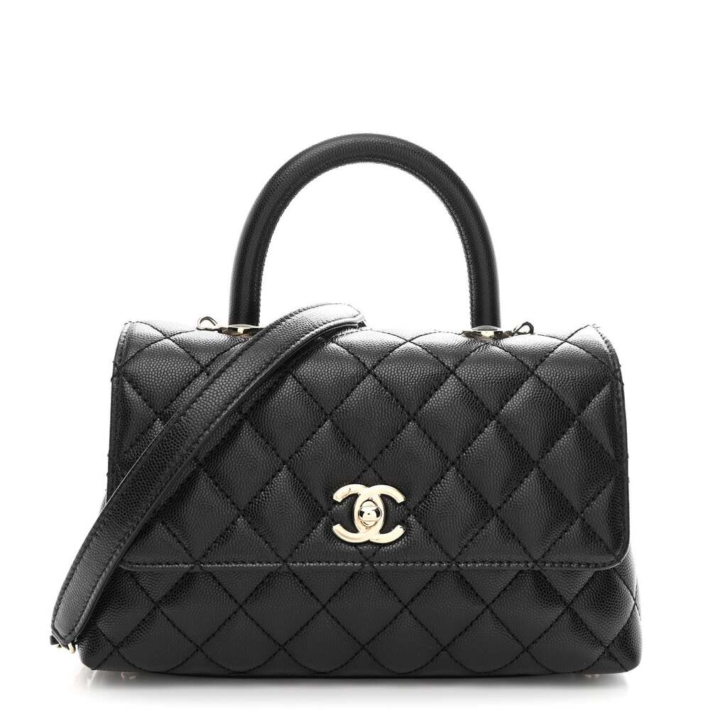 Chanel Caviar Quilted Mini Coco Handle #330099C64B